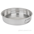 Stainless Steel Serving Tray Round Stainless Steel Food Pan Factory